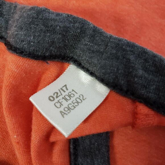 Reebok Men's Tank Top Size Small Speedwick Orange Gray Trim - Picture 9 of 9